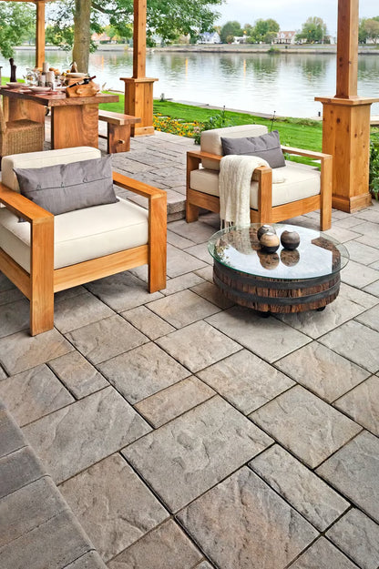 Techo-Bloc Slate Slabs Blu 60 MM - 3pc | Champlain Grey