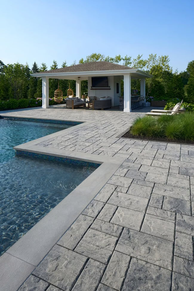 Techo-Bloc Slate Slabs Blu 60 MM - 3pc | Shale Grey