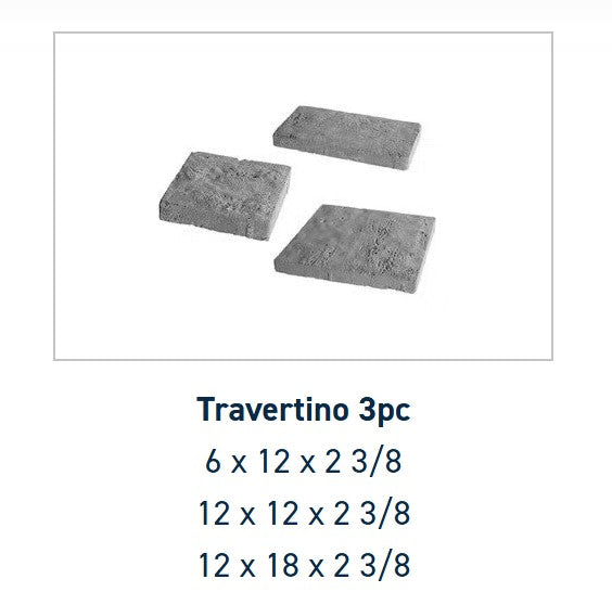 Belgard  Travertino - 3 pc. Cheswick | Sold by Layer or Pallet