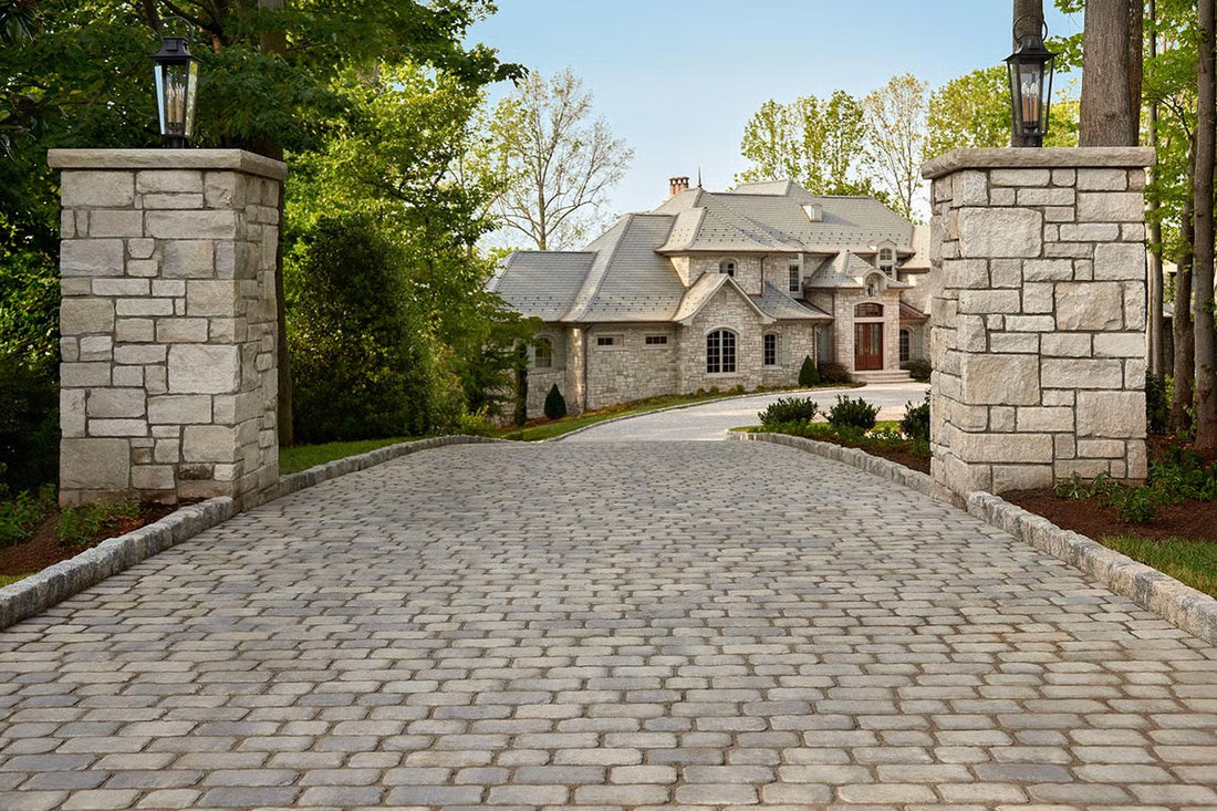 Techo Villagio Paver | Champlain Grey | Sold by Layer or Pallet