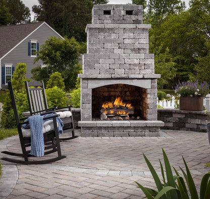 Belgard Weston Traditional Fireplace | Shaded Gray