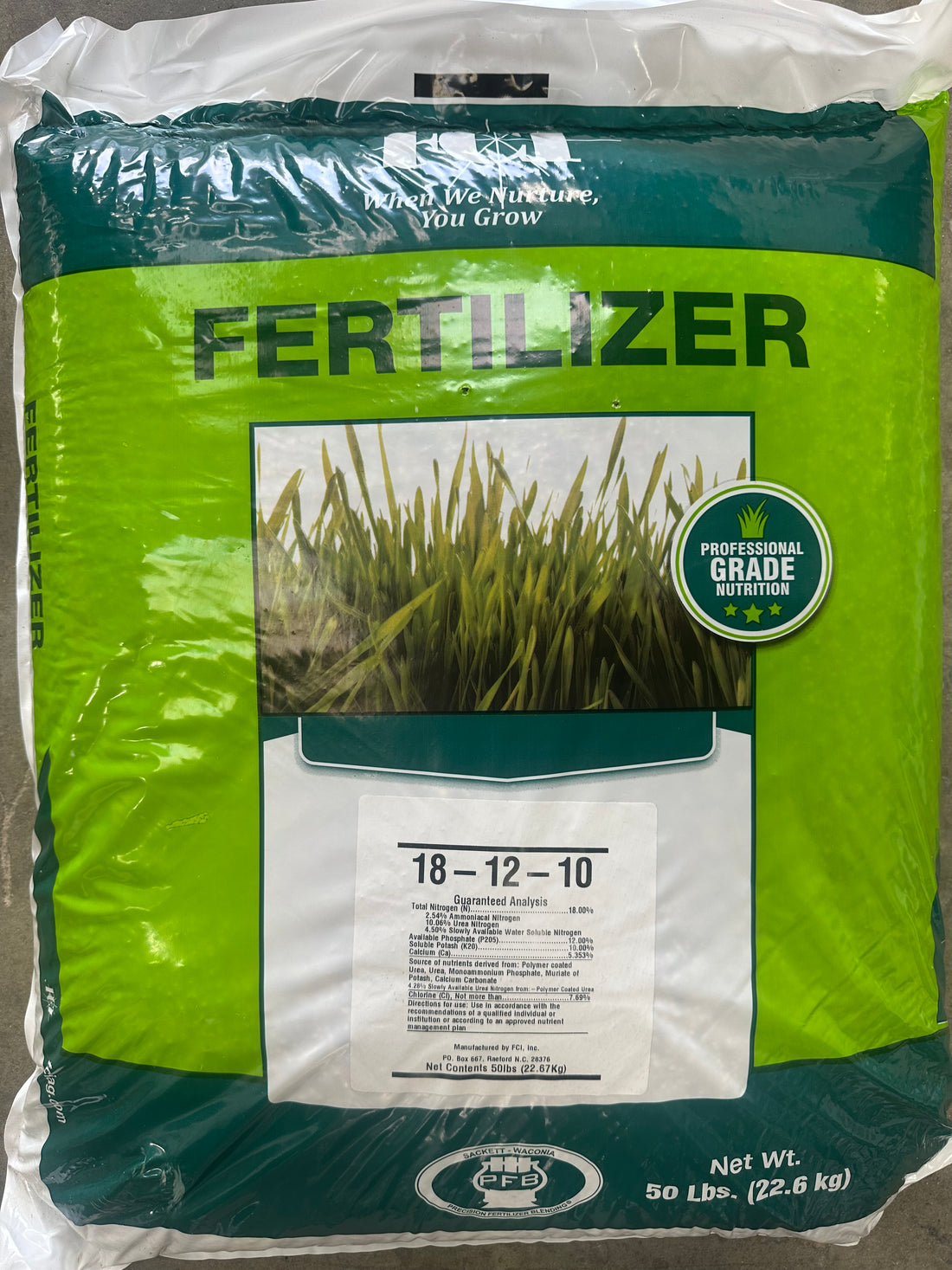 18-12-10-SR Turf Fertilizer  | 50 lb