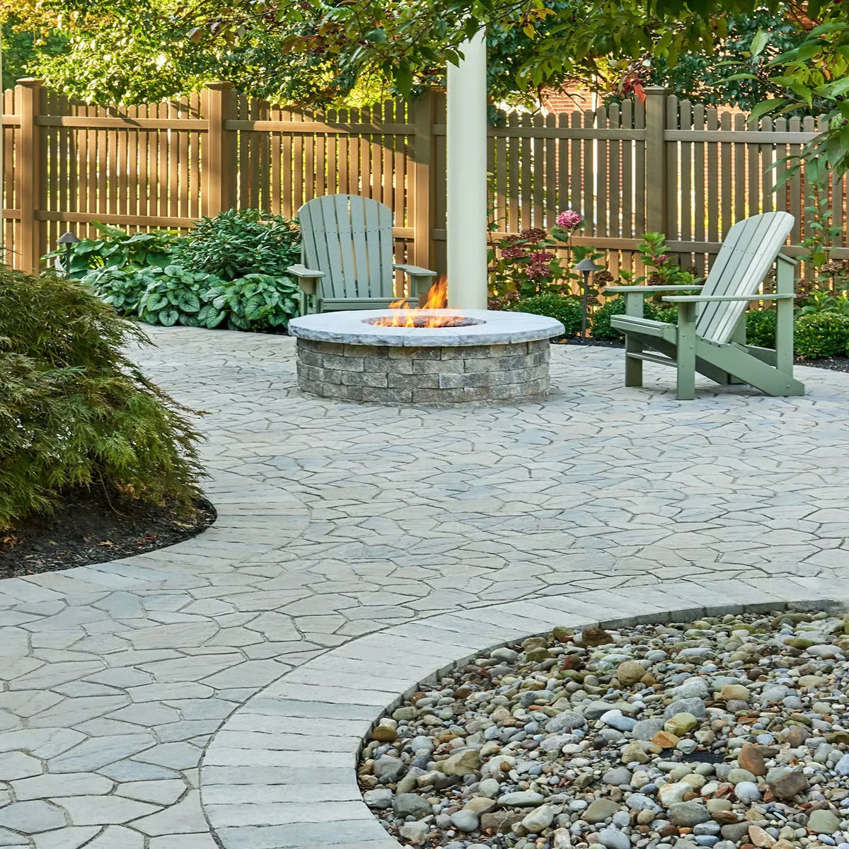 Techo Valencia Fire Pit [no sleeve] | Champlain Grey