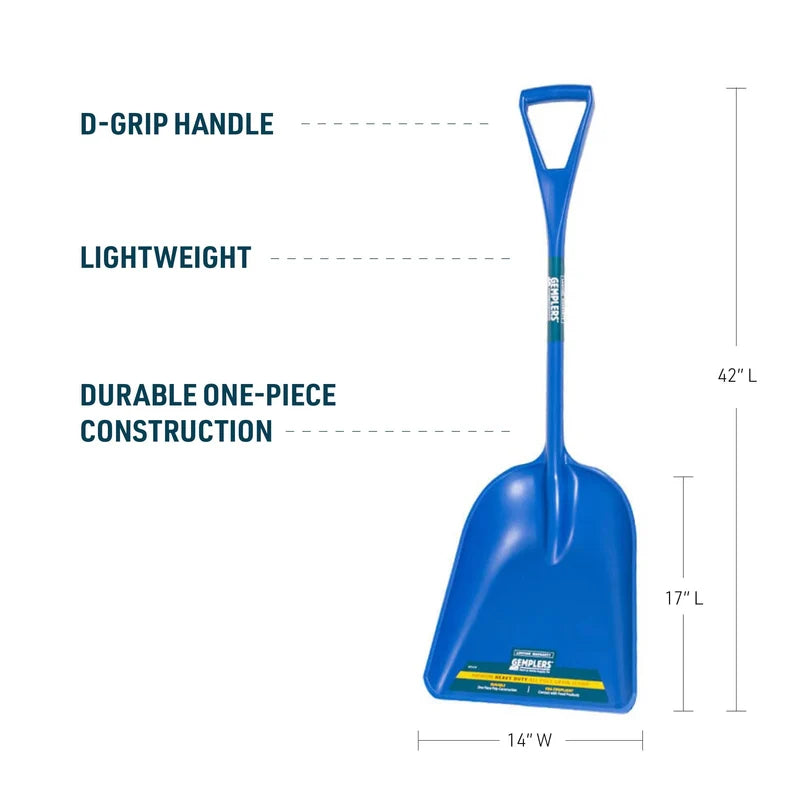 Poly Scoop Shovel - D-Handle