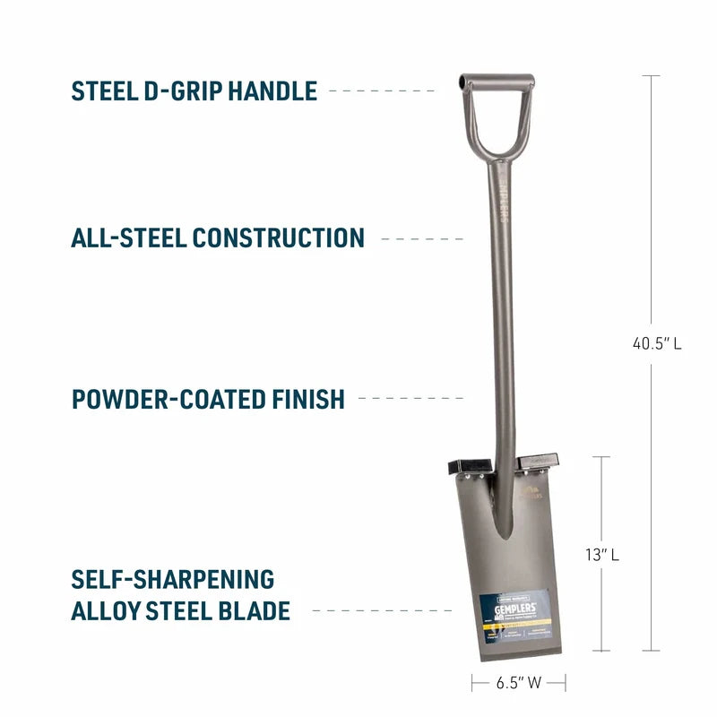 Steel Spade w/ 13" blade