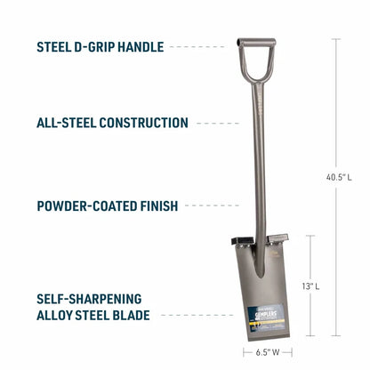 Steel Spade w/ 13" blade