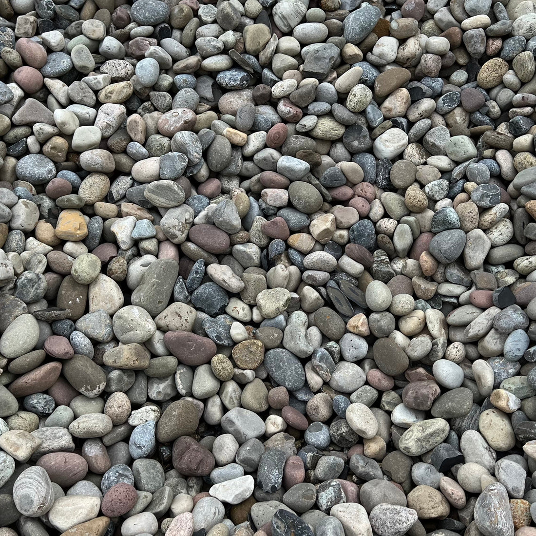 [B10] River Rock &quot;New England&quot; 2-4&quot; Grey