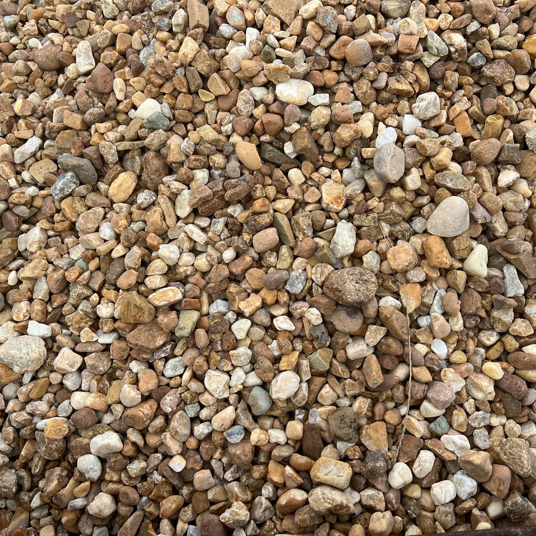 [TB01] River Rock &quot;Southern Blend&quot; - 1-3&quot; Amber/Grey