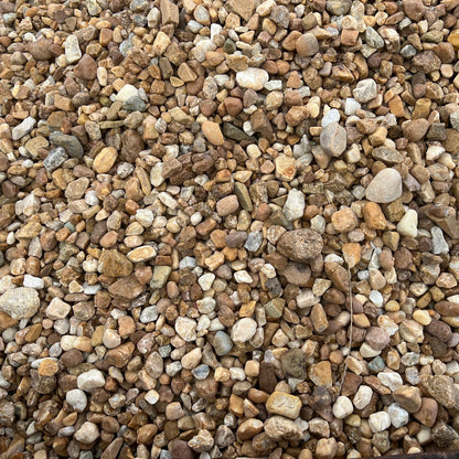 River Rock &quot;Southern Blend&quot; - 1-3&quot; Amber/Grey (by the pound)