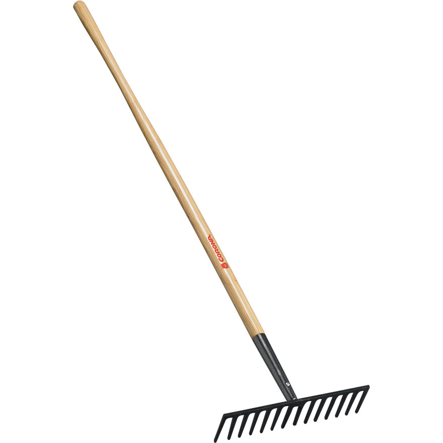 RAKE / Level Head Rakes 16 tines, 60 inch Ash wood handle RK 64002