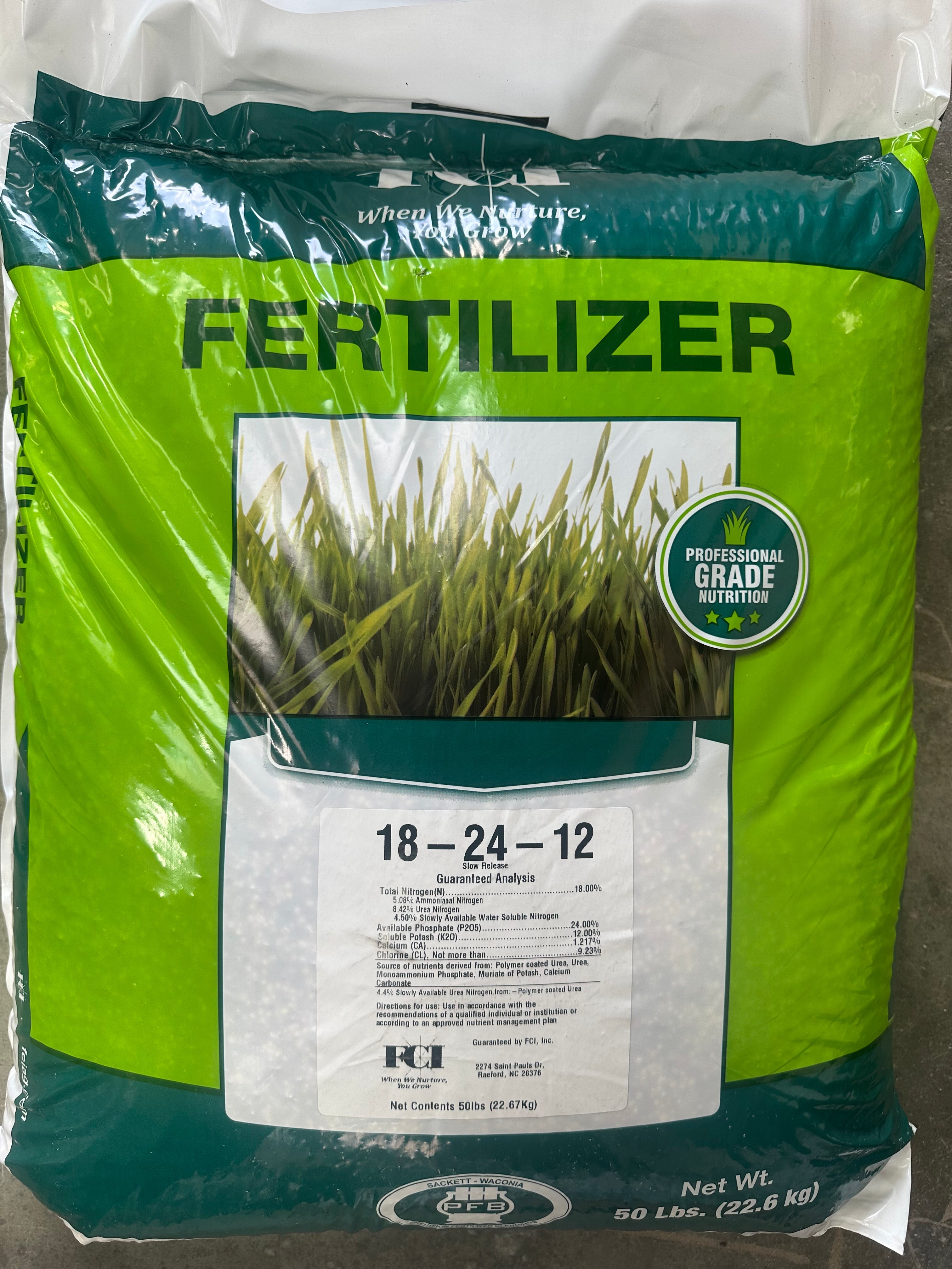 18-24-12-SR Starter Fertilizer | 50 lb