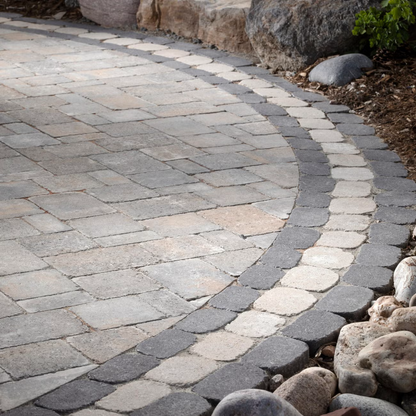 Belgard Belgian Cobble Pavers – Midnight | Sold by Layer or Pallet