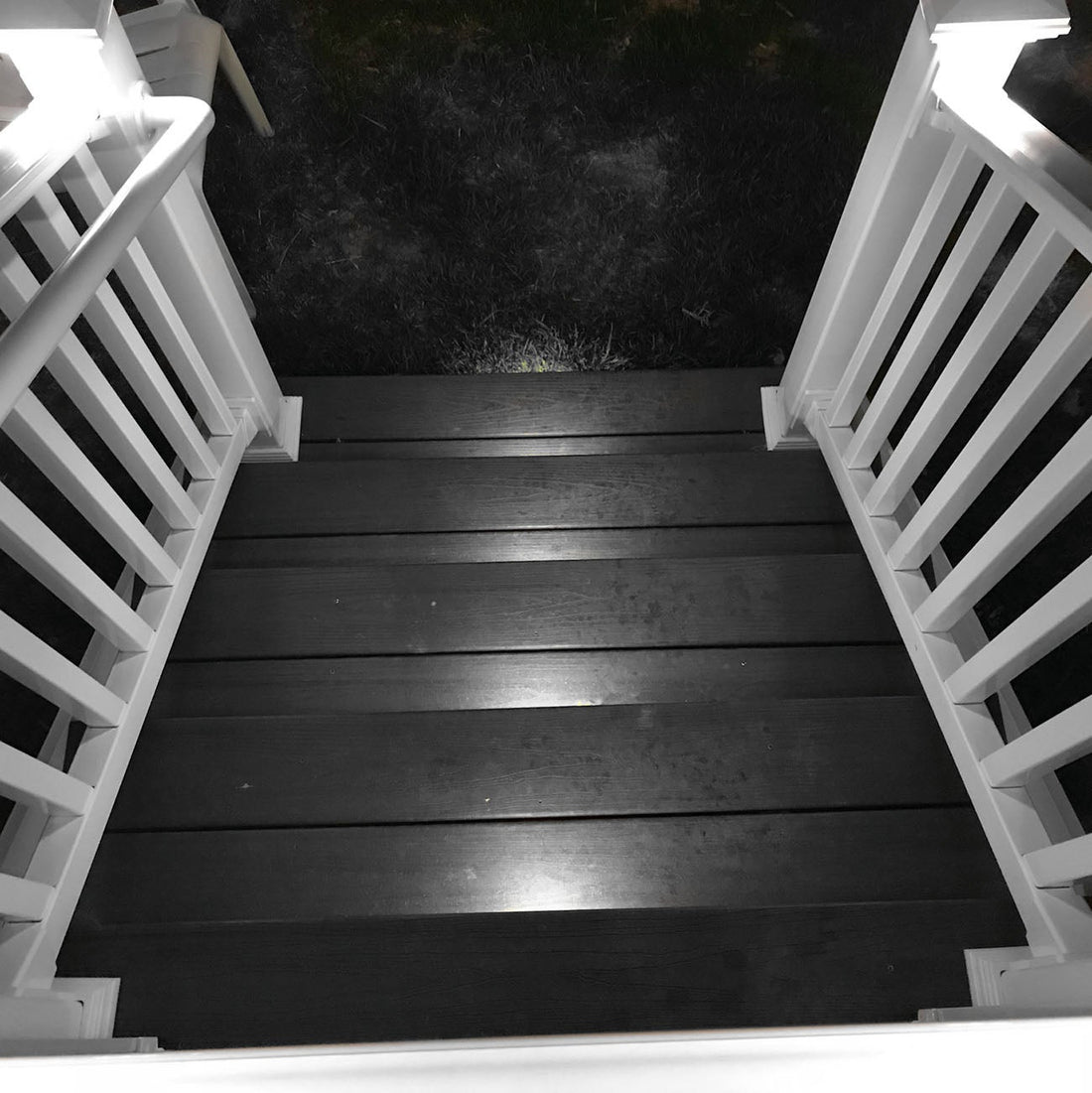 6” LED Color Changing Deck Step / Riser Light | White | Brown | Black