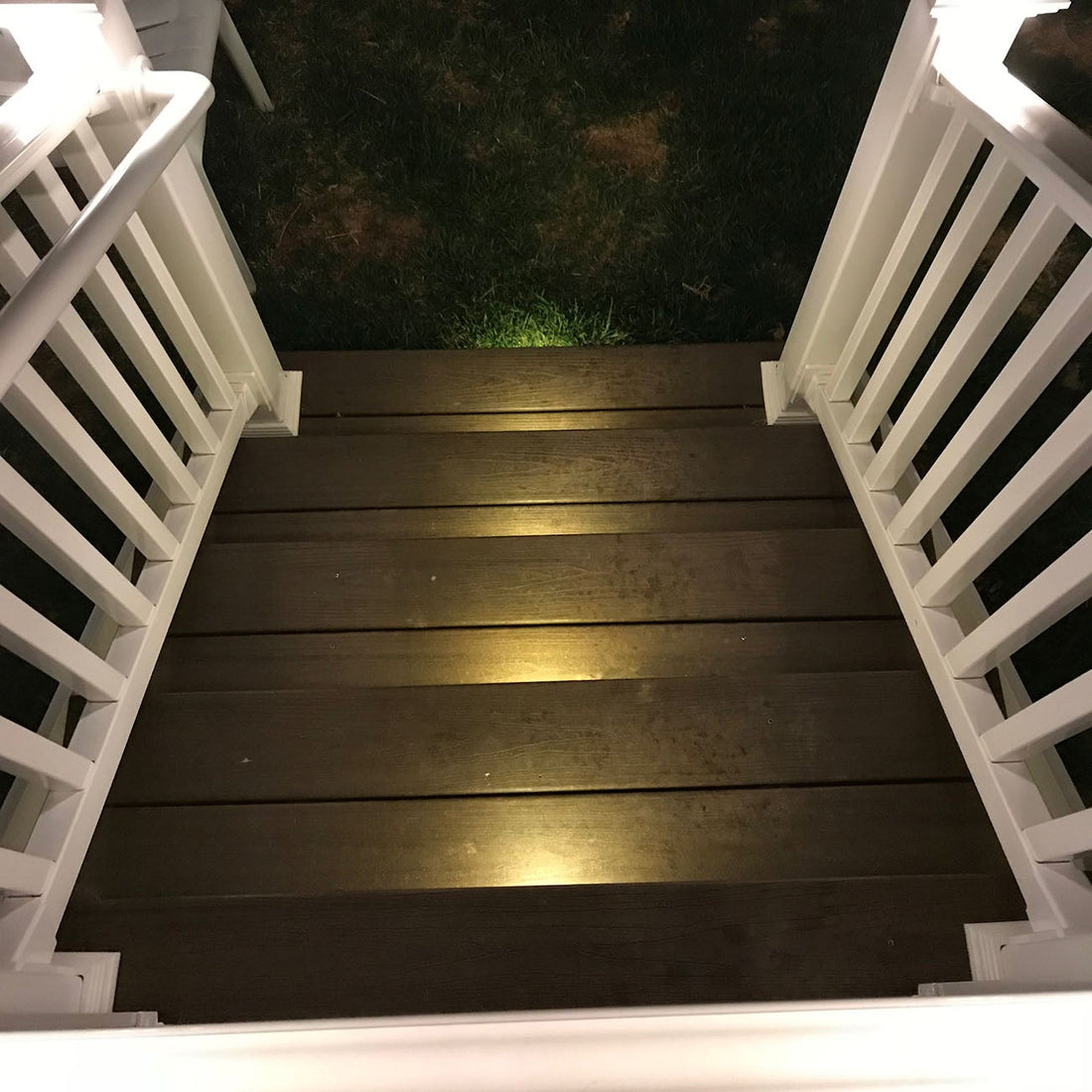 6” LED Deck Step / Riser Light | White | Brown | Black