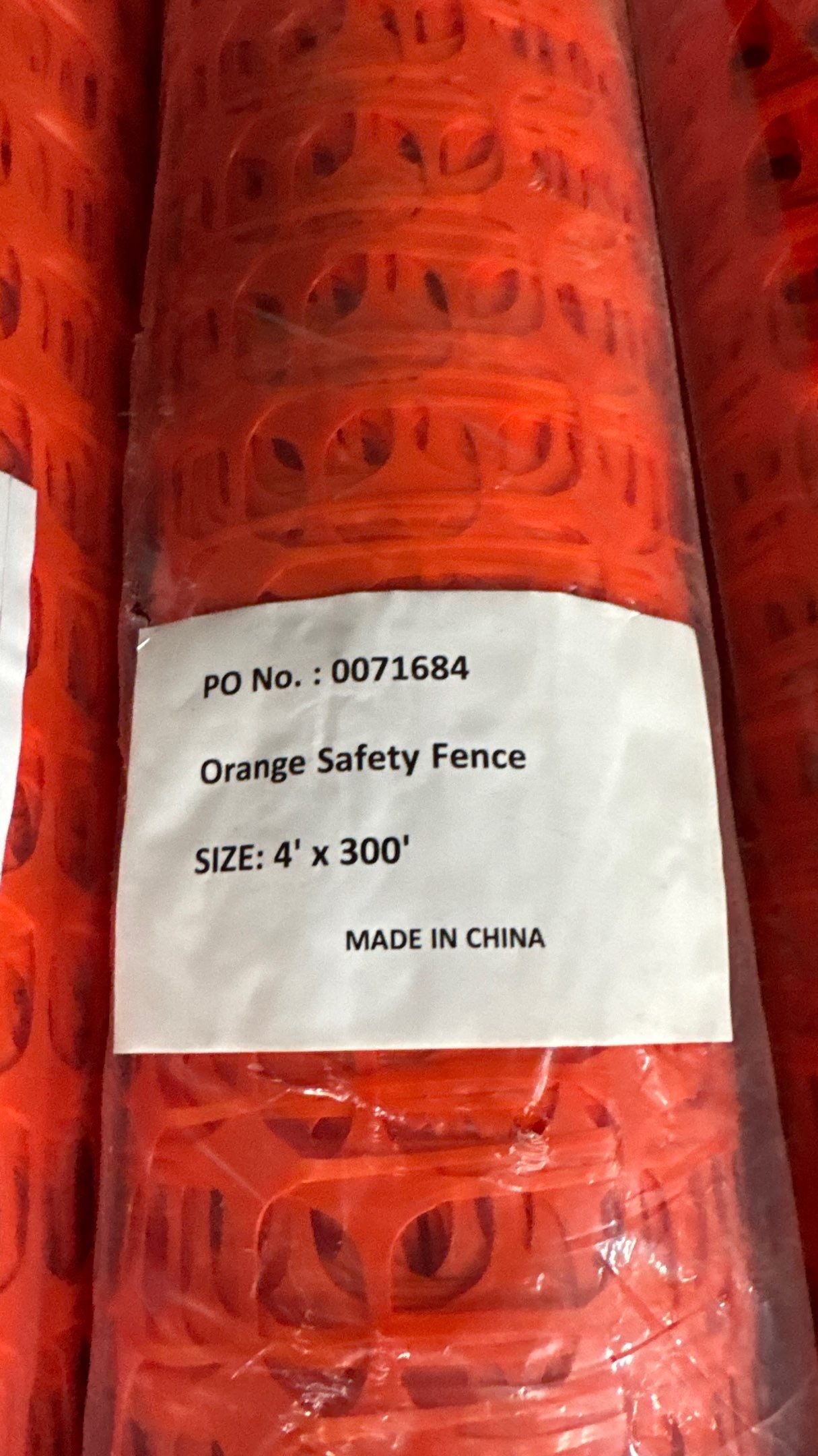 Orange Safety Fence 4&