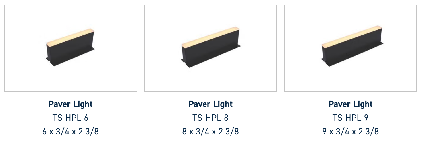 Paver Light | Warm White | Size 6” | Size 8” | Size 9”