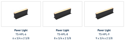 Paver Light | Warm White | Size 6” | Size 8” | Size 9”