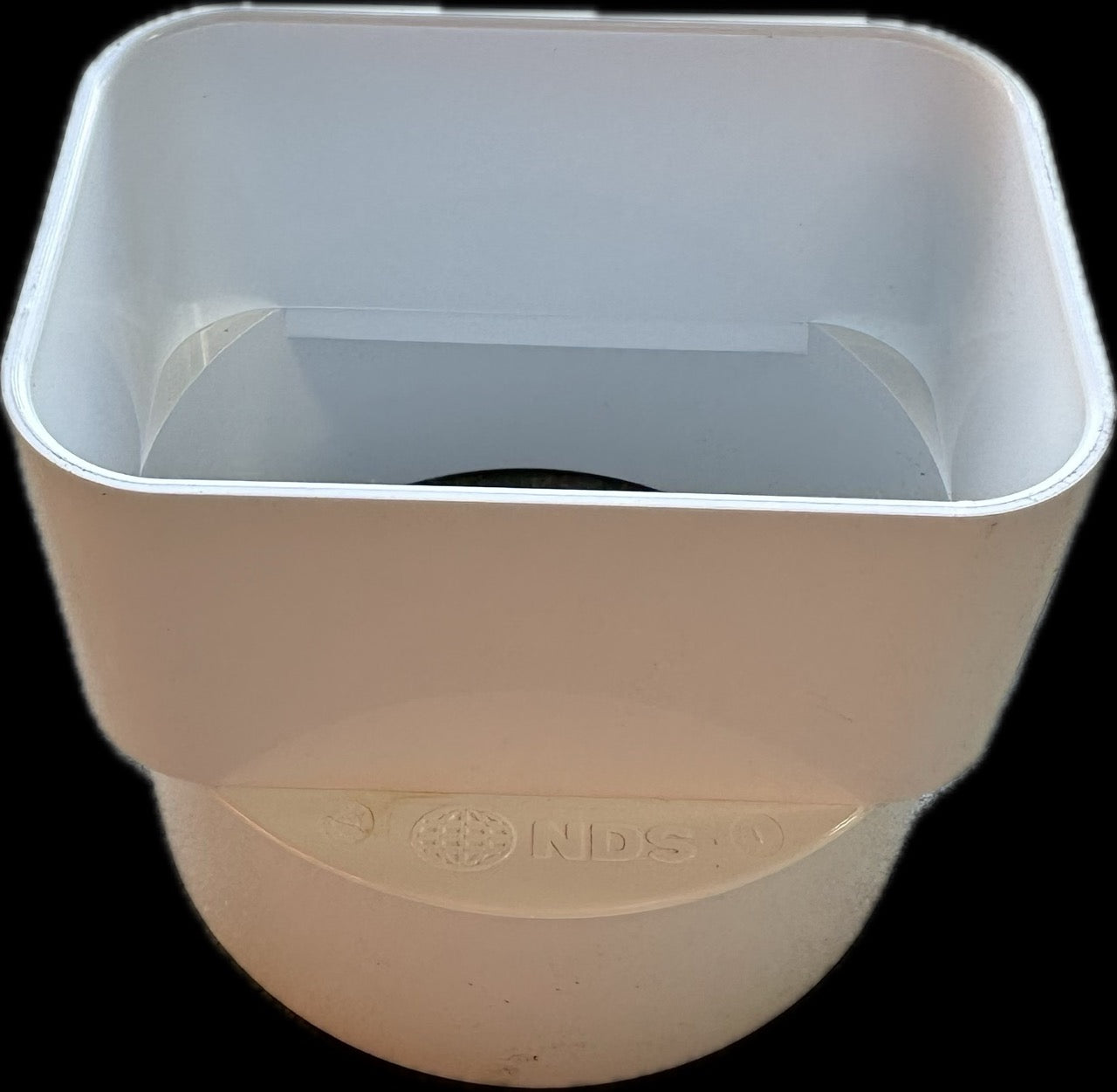 PVC 3"x 4" X 4" Down Spout Adapter