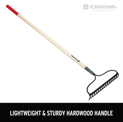 RAKE / Hardwood Handle Bow Rake, 16 Tine