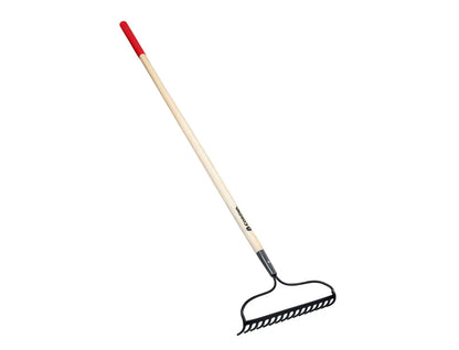 RAKE / Hardwood Handle Bow Rake, 16 Tine