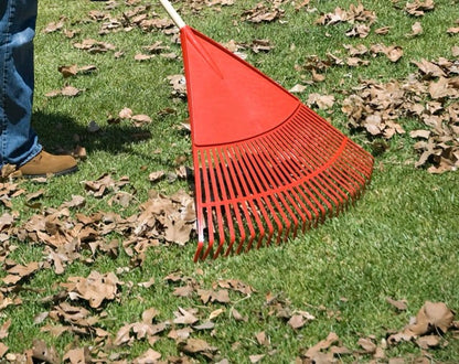 RAKE / Poly Leaf Rake - 24 Inch/26 Tines