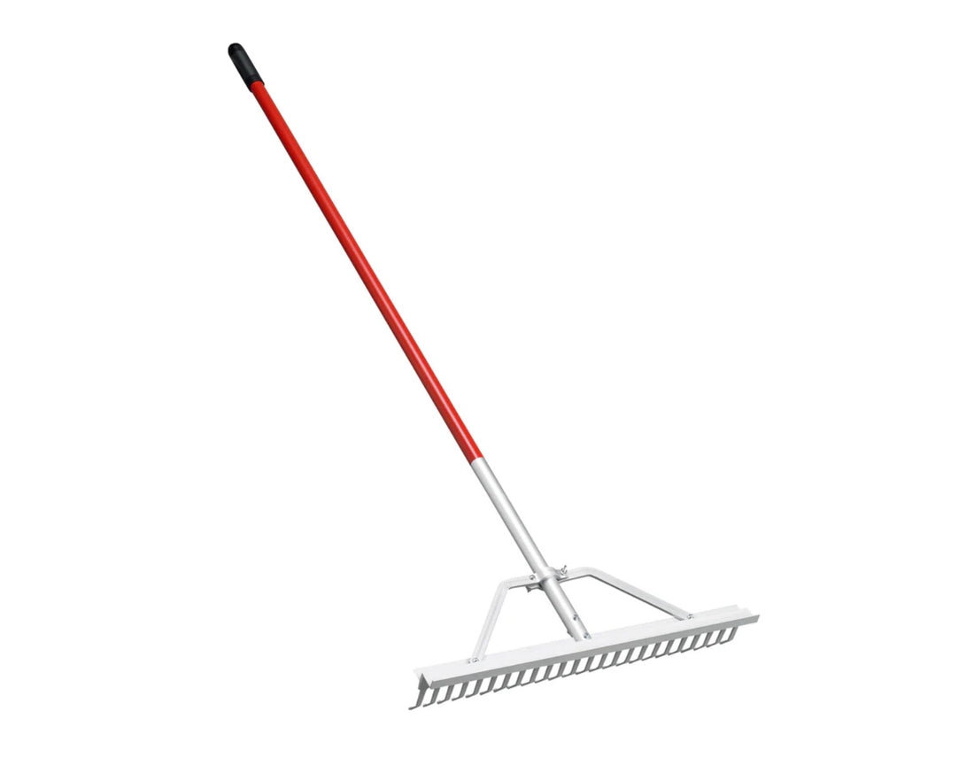 RAKE / Aluminum Landscape Rake - 24 Inch/24 tines