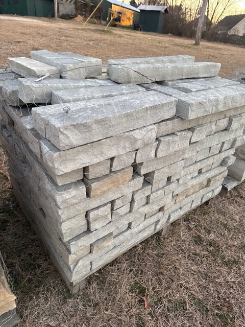 Rubble Strips 2&quot; - 4&quot; Grey (per pound)