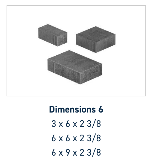 Belgard Dimensions 6 - 3pc. Hatteras | Sold by Pallet or Layer