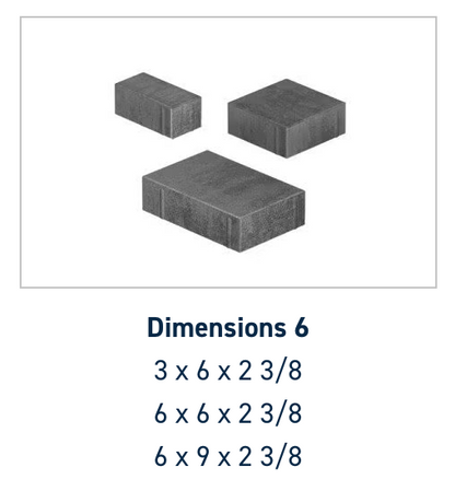 Belgard Dimensions 6 - 3pc. Hatteras | Sold by Pallet or Layer