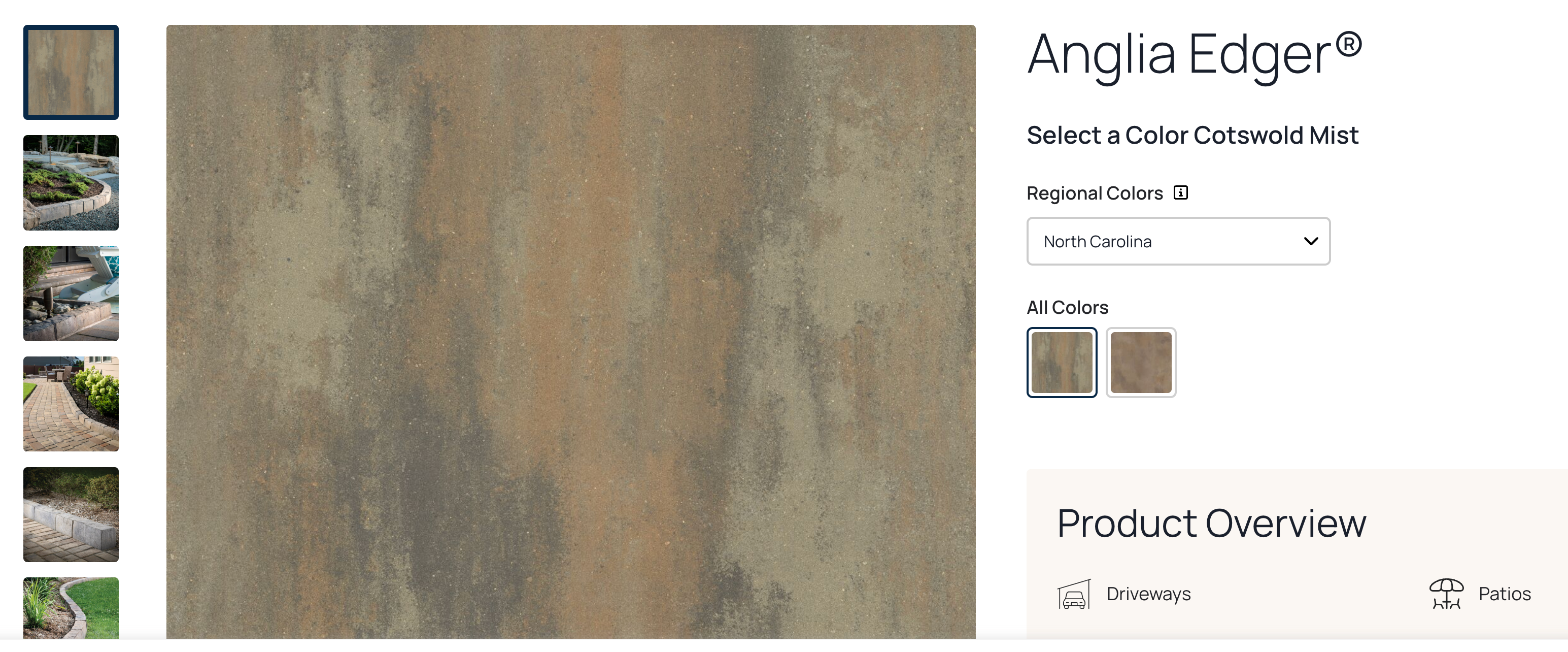Belgard Anglia Edger | Cotswold Mist