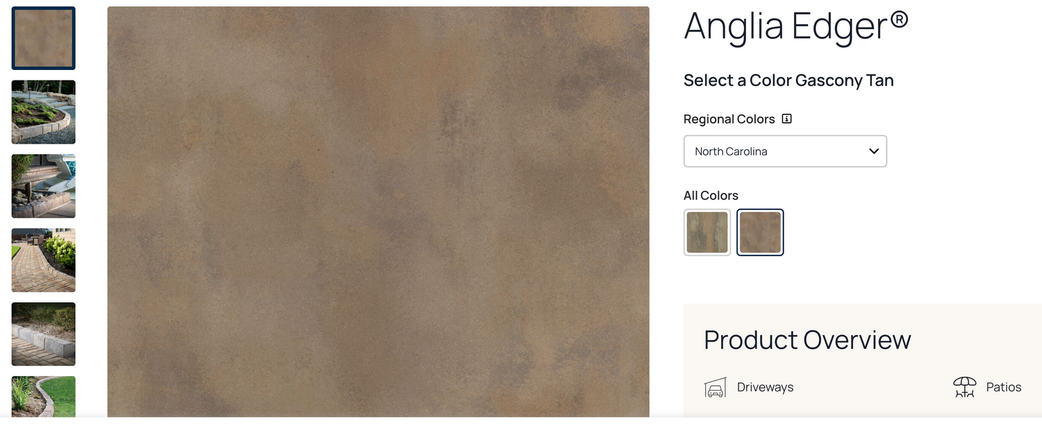 Belgard Anglia Edger | Gascony Tan