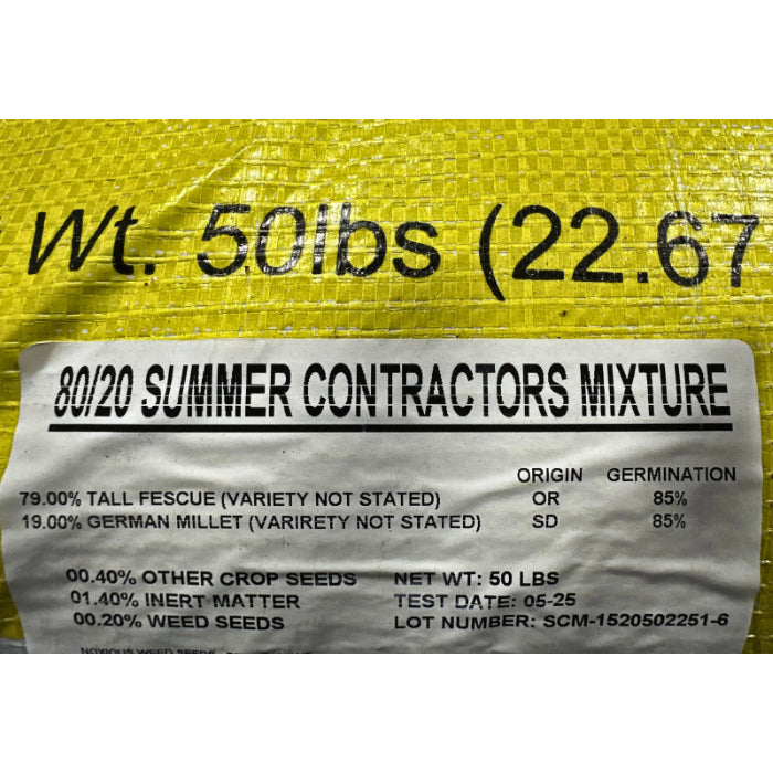 SEED - Contractors Mix 80/20 (SUMMER)