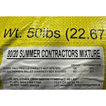 SEED - Contractors Mix 80/20 (SUMMER)