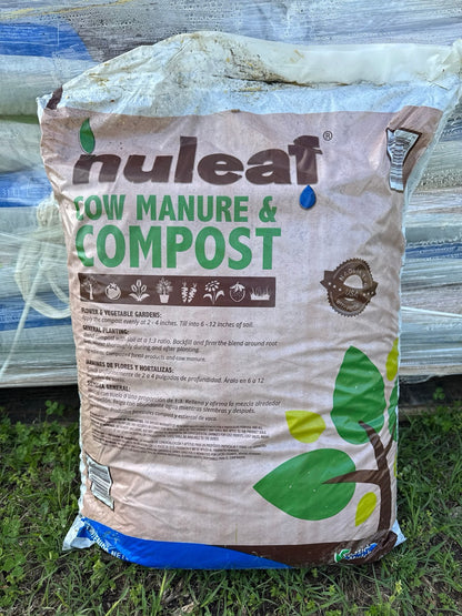 1-CU FT Cow Manure and Compost