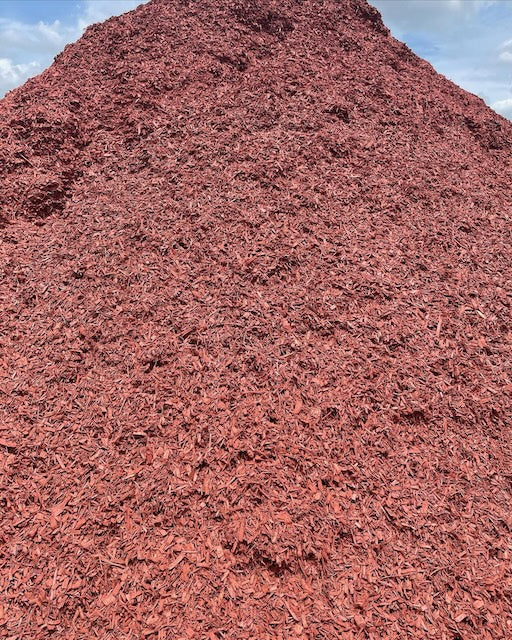 MULCH / Designer Red Hardwood Mulch (Dyed)